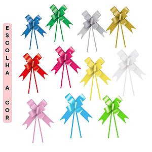 Laço Pronto Liso Packpel 2,3x42cm com 10 unidades