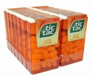 Pastilha Tic tac Laranja com 14 unidades de 16g