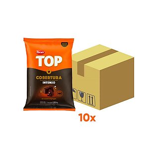 Caixa Cobertura Chocolate Fracionado Top Intenso 10 unidades de 1,050Kg - Harald