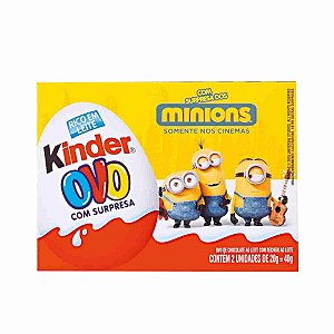 Kinder Ovo Minions com 2 unidades