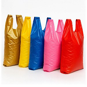 Sacola Plástica Reforçada 40x50cm com 100 unidades - SustenPlast