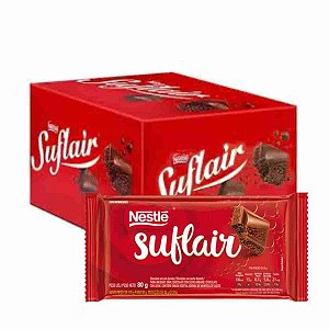 Chocolate Suflair ao leite 16x80g Nestlé