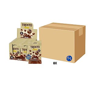 Chocolate Trento Atacado Bites Avelã 8 displays de 480g Peccin