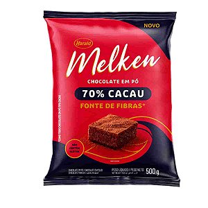 Chocolate em Pó Melken 70% Cacau Harald 500g