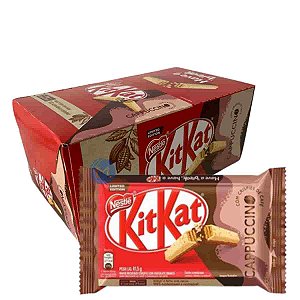 Chocolate Kit Kat Cappuccino Nestlé com 24 unidades
