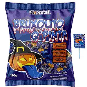 Pirulito Bruxolito Pinta Língua Florestal 120g