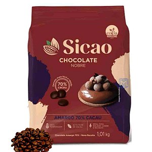 Chocolate Gold Amargo 70% Cacau Gotas Sicao 1,010kg