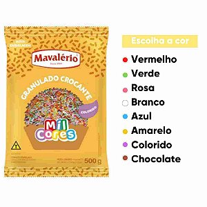 Granulado Mil Cores Mavalério 500g Escolha a Cor