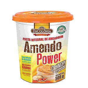 Pasta de Amendoim Integral Crunchy Granulado DaColônia 500g