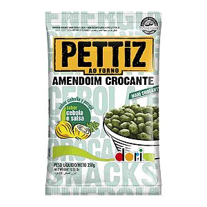 Amendoim Crocante Pettiz Cebola&Salsa Dori 350g