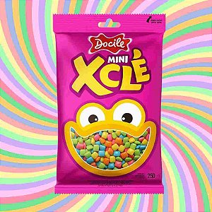 Chicletes Mini Xclé Tutti-Frutti Docile  250g
