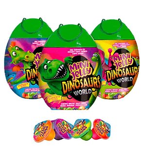 Mini Jelly Dinosaurs World Danilla com 100 unidades