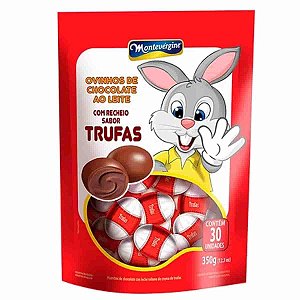 Ovinhos de Páscoa Chocolate ao Leite com Recheio Trufas Montevergine 350g