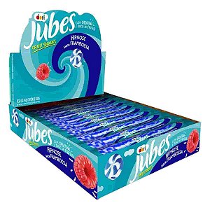 Bala de Goma Jubes Hipnose Framboesa Dori com 20 unidades