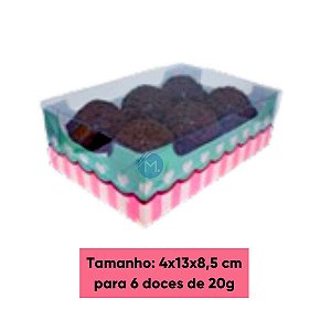 Caixa Encanto com Berço para 6 doces Cute Candy C3774 Ideia com 10 unidades