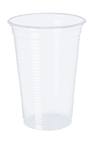 Copo Plástico Transparente 300ml CFT-300 Copobras com 100 unidades