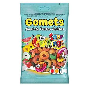 Bala de Goma Anel Ácido Gomets Dori 150g