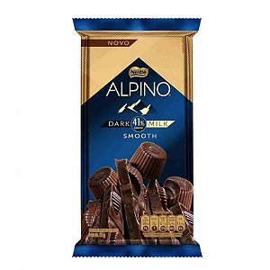 Barra de Chocolate Alpino Dark 41% Cacau Nestlé 85g