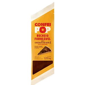 Recheio Forneável Confeipop Chocolate Ao Leite  1,010kg