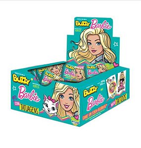 Chiclete Buzzy Barbie sabor Hortelã Riclan 400g