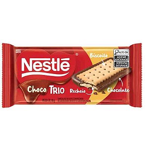 Choco Nestlé Chocolate ao Leite  Chocotrio Amendoim 90g