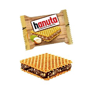 Wafer Recheado com Nutella Hanuta Ferrero 22g