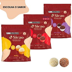 Granulado de chocolate nobre Sicao 300g