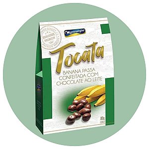 Chocolate Tocata Banana coberta com chocolate 80g Montevergine