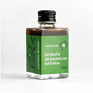 Extrato Natural de Baunilha 30ml Vanilla Brasil