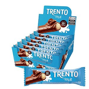 Chocolate Trento Milk com 16 unidades de 32g Peccin