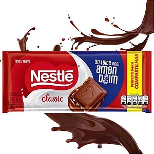 Barra de Chocolate Nestle Classic Ao Leite com Amendoim 150g