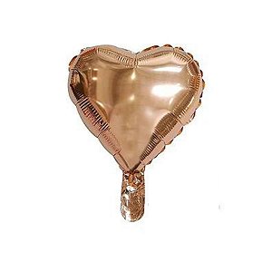 Balão Metálico Cor Rose Gold 5 Pol 12cm 50un