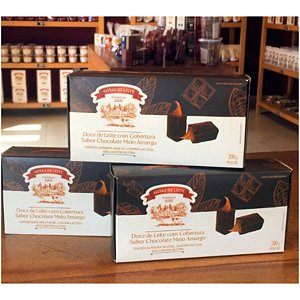 Doce De Leite Com Cobertura De Chocolate 200g Avaré