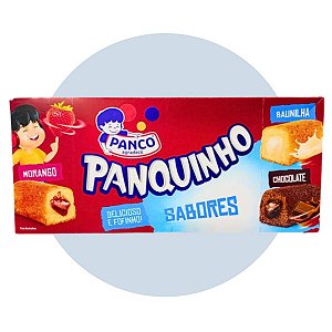 Caixa Bolinho Panquinho Baunilha Com 15 un De 35g Panco
