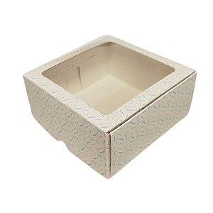 Caixa Para 1 Donuts Com Visor 10un