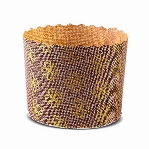 Forma para Panetone Decorada 500g com 12 unidades Curifest