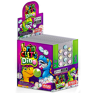 Brinclets cartela Dino 15 unidades de 13,2g