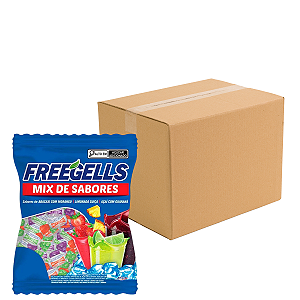 Caixa Bala Freegells Mix de Sabores 584g 30un Riclan Atacado