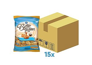 Caixa de Bala Butter Toffees Ao Leite com 15 pacotes 500g Arcor