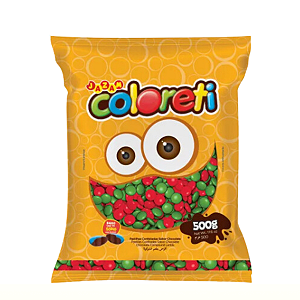 Coloreti Verde e Vermelho 500g