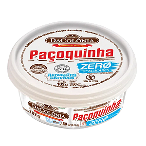 Paçoca Rolha Zero Açúcares 102g - com 6 Unidades