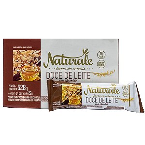 Barra De cereal De Cereal Doce De Leite e Chocolate 24 un de 22g Naturale