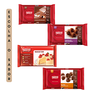 Barra de Chocolate 1kg Nestlé Escolha o sabor