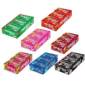 Chiclete Freegells Gum Zero Açúcar 15 un de 8g Escolha o sabor