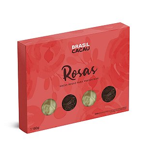 Caixa De Rosas 6 Chocolates 80g Brasil Cacau