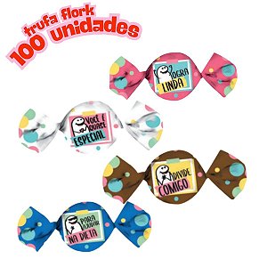 Embalagem para Trufa Estampada Flork 15x16cm | Escolha sua estampa