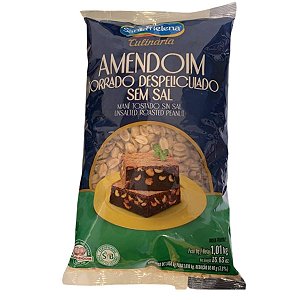 Amendoim Torrado e Despeliculado Sem Sal 1,010kg Santa Helena Culinaria