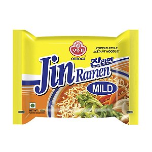Lamen coreano mild jin ramen ottogi vegetais suave 120g