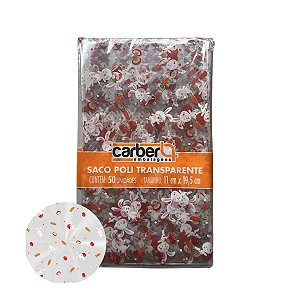 Saco Poli Páscoa Alegria 11x19,5cm com 50 unidades - Carber