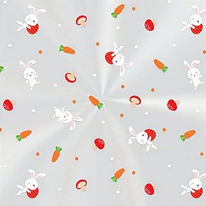 Saco Poli Páscoa Alegria 11x22cm com 50 unidades - Carber